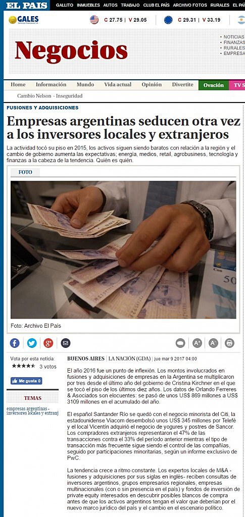 Empresas argentinas seducen otra vez a los inversores locales y extranjeros